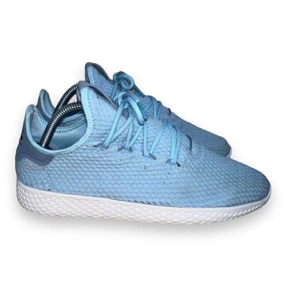 Adidas Tennis Hu X Pharrell Williams Ice Blue CP9802 Youth 7 Women's 8 - Picture 4 of 11